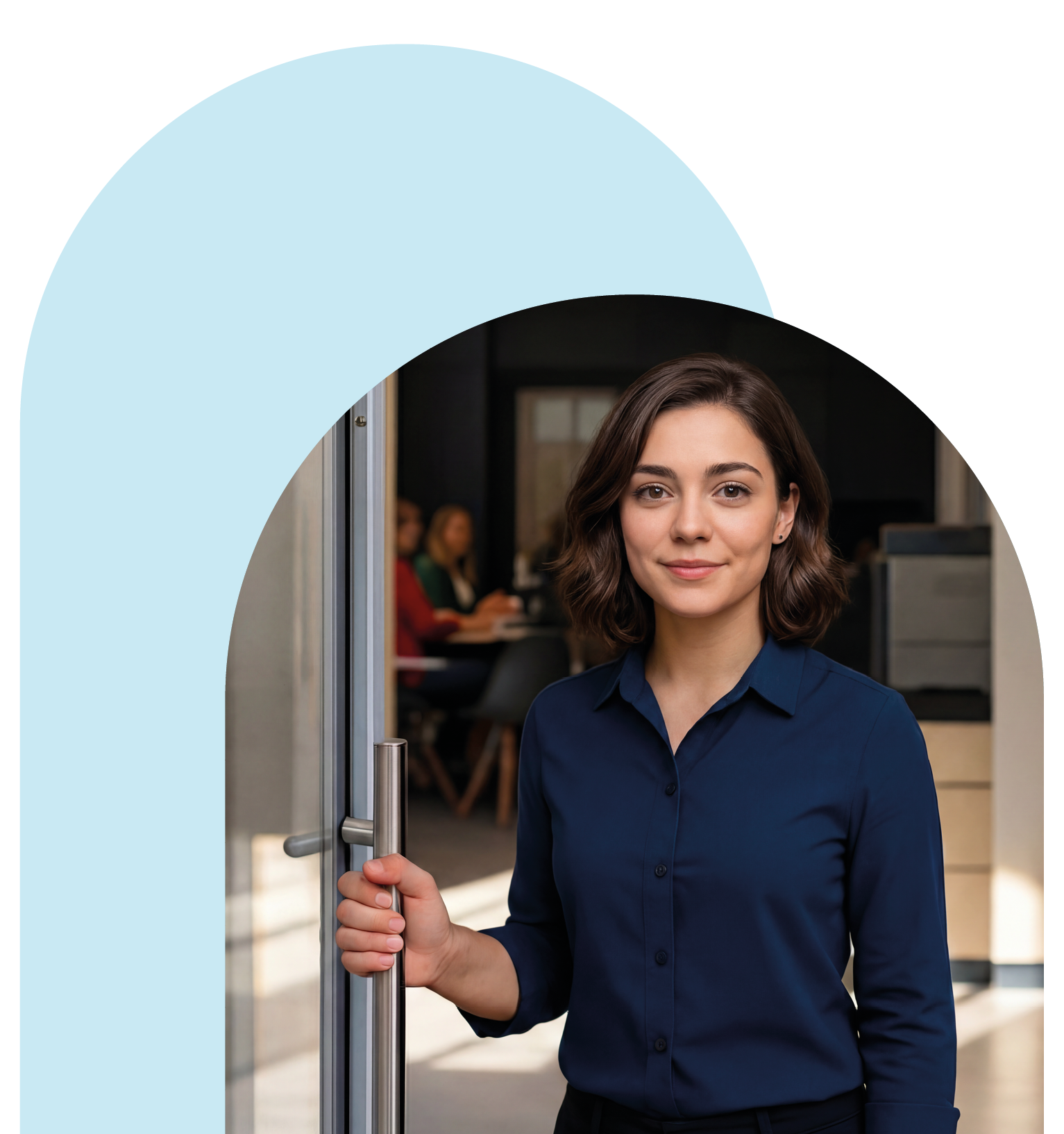 Collega aan het werk bij Invite